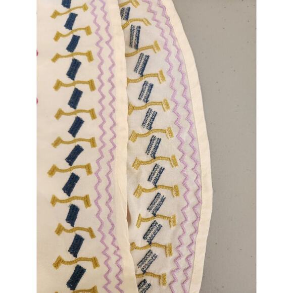 NWD By Anthropologie Embroidered Maxi Dress Size S Ivory #9E419 - Picture 9 of 16